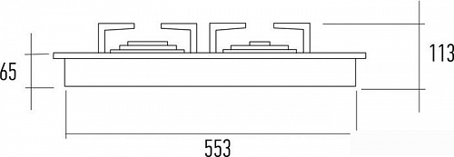 Варочная панель KUPPERSBERG FQ6TG L