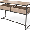 Консольный стол Millwood Пекин 1 120x40 (дуб табачный craft/черный)