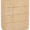 Комод Polini Kids Simple с 4 ящиками 0001301.30 (натуральный)