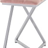 Табурет AMC Comfort 9.5.7 (ткань, розовый/серебристый