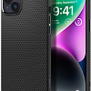 Чехол для телефона Spigen Liquid Air iPhone 14 Matte Black ACS05037 (черный матовый)
