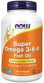 БАД Now Foods Super Omega 3-6-9 (180 капсул)