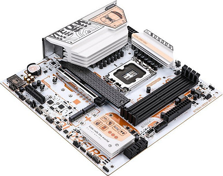 Материнская плата Colorful Colorfire B760M-Meow WiFi D5 Orange
