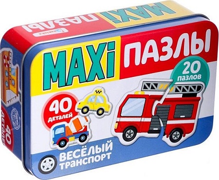 Мозаика/пазл Puzzle Time Веселый транспорт Макси-пазлы 4868652 (29 эл)