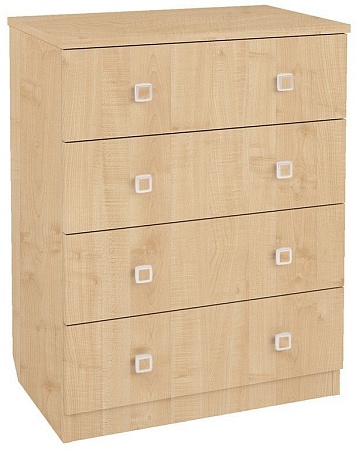 Комод Polini Kids Simple с 4 ящиками 0001301.30 (натуральный)