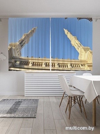 Комплект штор JoyArty Мечеть пророка в Медине Oxford DeLux 1.45x1.8 м (2 шт)