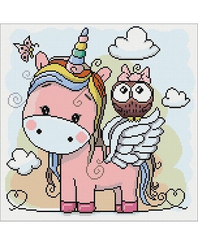 Алмазная мозаика Wizardi Подружки 2WD2472