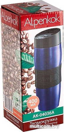 Термокружка Alpenkok AK-04036A 0.4л (фиолетовый)
