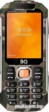 Мобильный телефон BQ-Mobile BQ-2819 Tank Quattro (камуфляж)