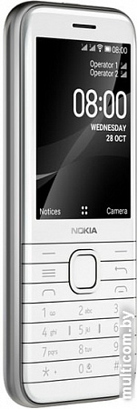 Мобильный телефон Nokia 8000 4G Dual SIM (белый)