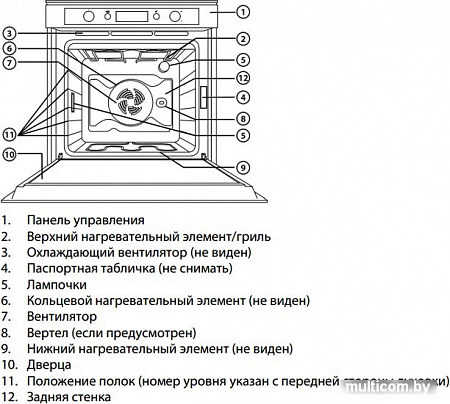 Духовой шкаф Whirlpool AKZM 754/IX