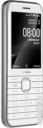 Мобильный телефон Nokia 8000 4G Dual SIM (белый)