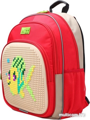 Рюкзак 4ALL Kids RK61-04N (красный/бежевый)