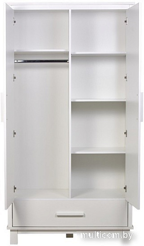 Шкаф распашной Polini Kids Simple 3410 с 1 ящиком 0002724.9 (белый)