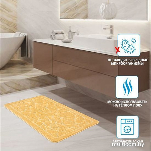 Коврик для ванной Shahintex РР 50x80 (крем брюле)