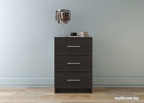 Комод НК-Мебель Лофт 420 с 3-мя ящиками 72230010 (венге)