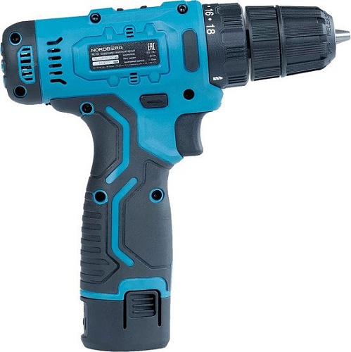 Дрель-шуруповерт Nordberg NE103K+NE9012 (с 2-мя АКБ, сумка)