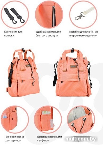 Городской рюкзак Farfello F7 (оранжевый)