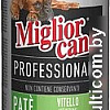 Консервированный корм для собак Migliorcane Professional Pate Veal 400 г