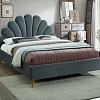 Кровать Signal Santana Velvet 160x200 (серый)