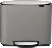 Brabantia Bo Pedal Bin 36 л (минерально-серый)