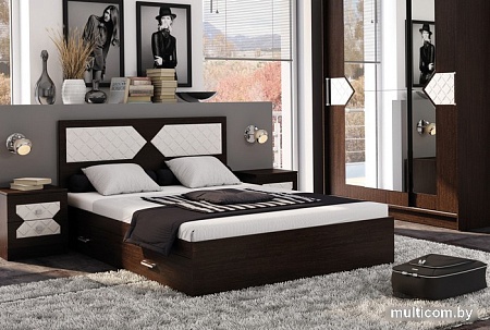 Комод МебельЭра Николь (венге-лиственница светлая)