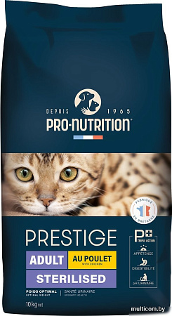 Сухой корм для кошек Flatazor Prestige Adult Sterilised с курицей 10 кг