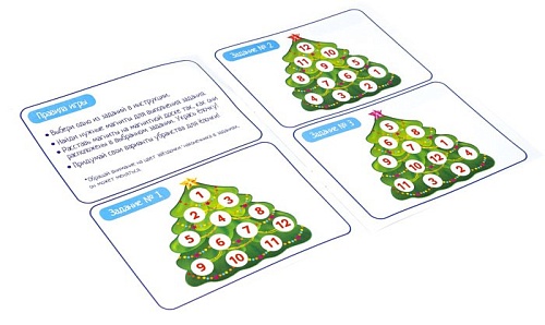 Магнитная доска Bondibon Ёлочка для умников ВВ5188