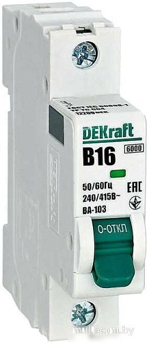 Выключатель автоматический DEKraft 12209DEK