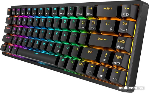 Клавиатура Royal Kludge RKG68 RGB (черный, RK Red)