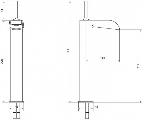 Смеситель IB Rubinetti Loveme LM203CC