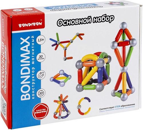 Магнитный конструктор Bondibon Bondimax ВВ6042