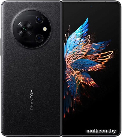 Смартфон Tecno Phantom V Fold 12GB/512GB (графит черный)