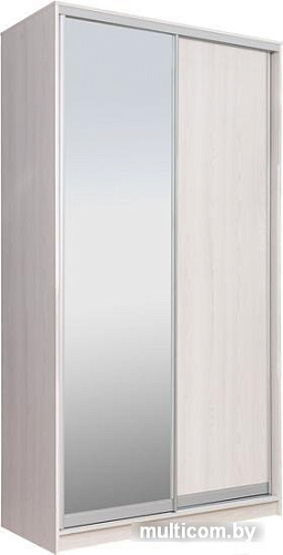 Шкаф-купе Рэйгрупп 120 YYX Elgon РГ-12.02 (ясень снежный/хром)