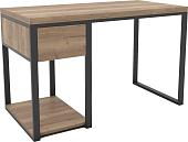 Стол Hype Mebel Дэск 110x50 (черный/дуб галифакс натуральный)