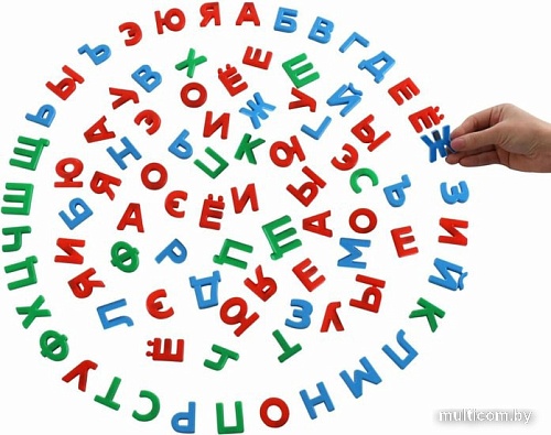 Алфавит Полесье Первые уроки (86 букв, магнит)