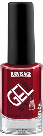 Лак Lux Visage Gel Finish (тон 7 королевский красный)