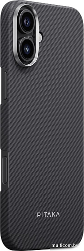 Чехол для телефона Pitaka Ultra-Slim для iPhone 16 (черный)