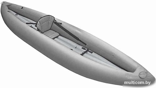 Надувная лодка Вольный ветер Маэстро 380 (серый)