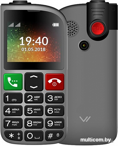 Мобильный телефон Vertex C315 (серый)