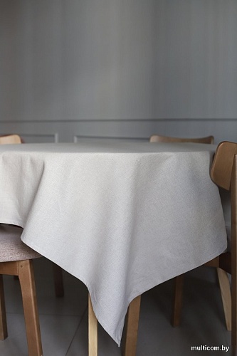 Скатерть Mio Tesoro Лен180Ск-1 (180x150, серый)