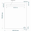 Cersanit Зеркало LED 010 60х70
