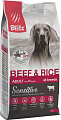 Сухой корм для собак Blitz Sensitive Adult All Breeds Beef & Rice (с говядиной и рисом) 15 кг