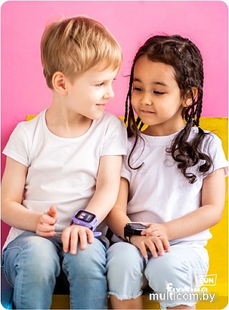 Умные часы Elari FixiTime Fun (сиреневый)