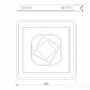 Припотолочная люстра Евросвет Coloris 90215/1 (Белый)
