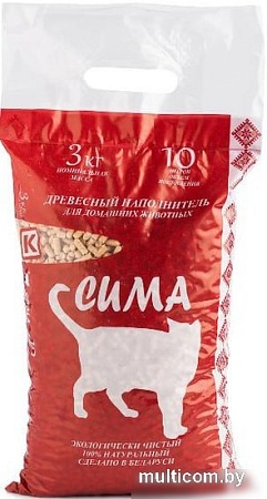 Наполнитель для туалета Калиником Сима 3 кг