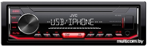 USB-магнитола JVC KD-X252