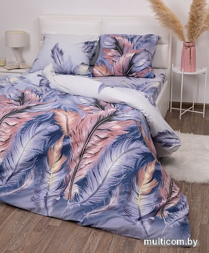 Постельное белье Миланика Прикосновение Семейный (поплин)