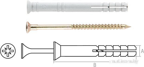 Starfix Потайной 10х120 SMV2-44974-5 (5кг, полипропилен)