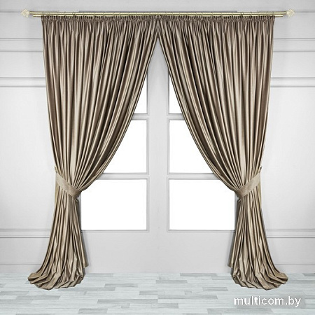 Штора Mio Tesoro Velvet 1.5x2.6 м (капучино)